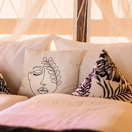 Glamping Natural Living Bodensee Naehe Mit Terasse, Grill, Smart Tv Campismo de Luxo